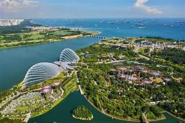 Scenic view of Marina Bay Sands